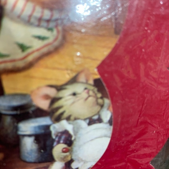 Vintage Teddy Bear Elves Christmas Card Holder card display 56"" long - Picture 12 of 12